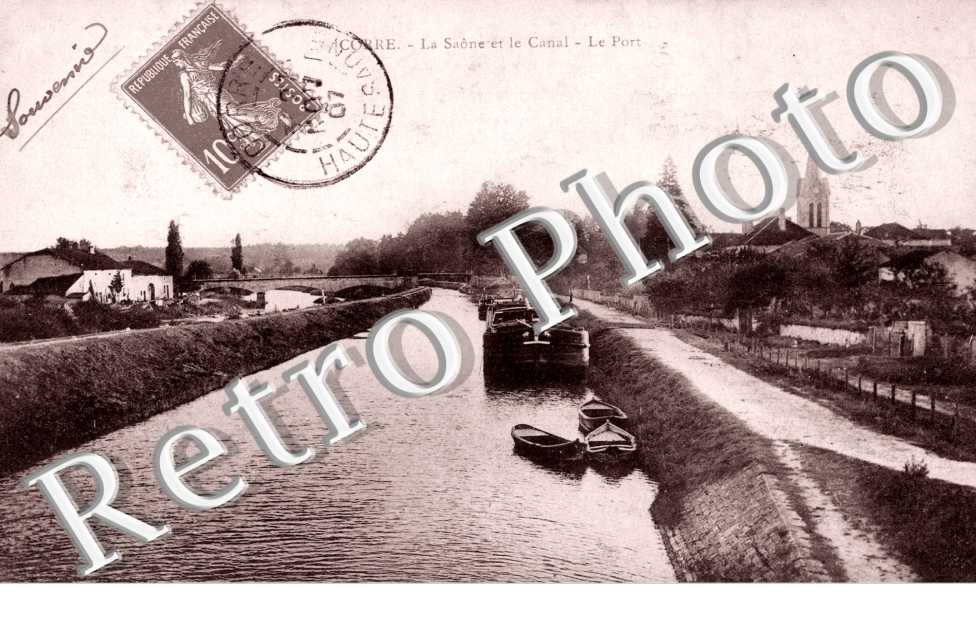 La Saone, le Canal et le Port