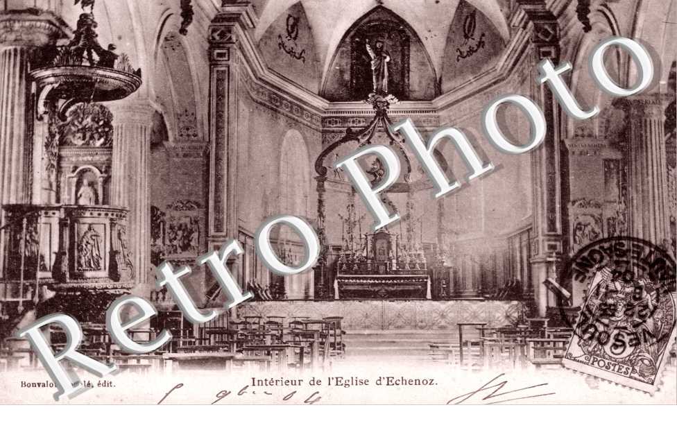 interieur de l&#039;eglise d&#039;Echenoz