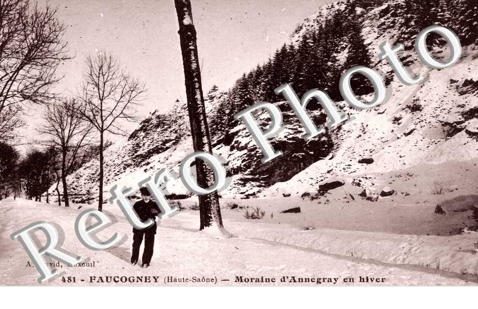 Faucogney, Moraine d&#039;Annegray en hiver