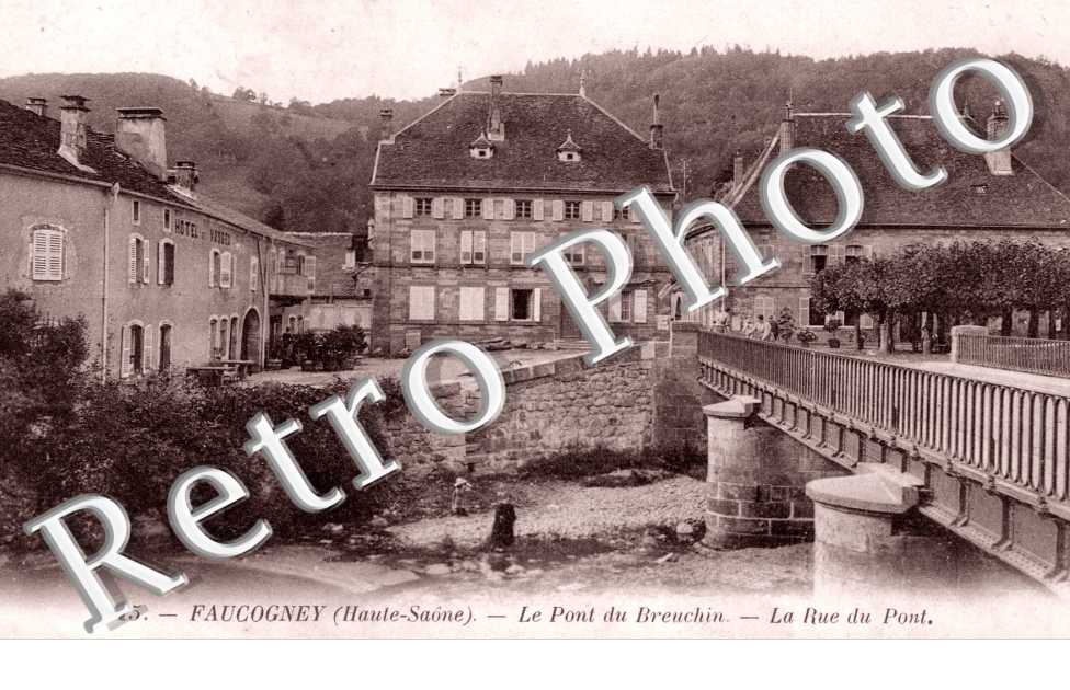le pont de Breuchin, la rue du Pont