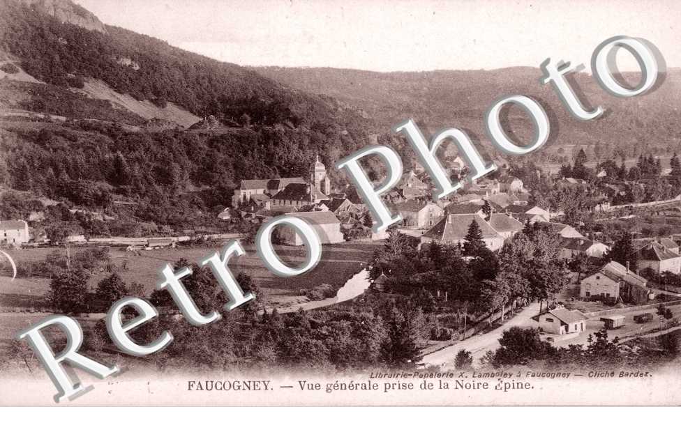 Vue generale prise de la Noire Epine