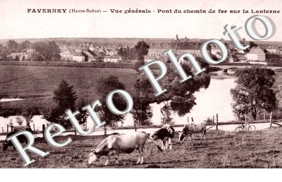 Vue Generale, Pont du Chemin de Fer sur La Lanterne