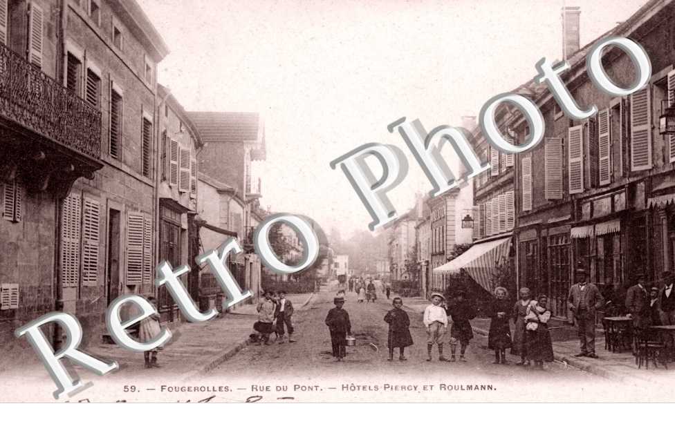 Rue du Pont, Hotels Piercy et Roulemann