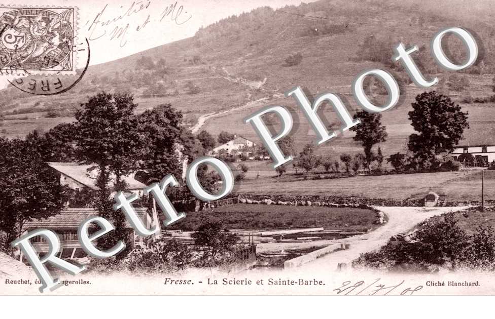 la scierie et Sainte Barbe