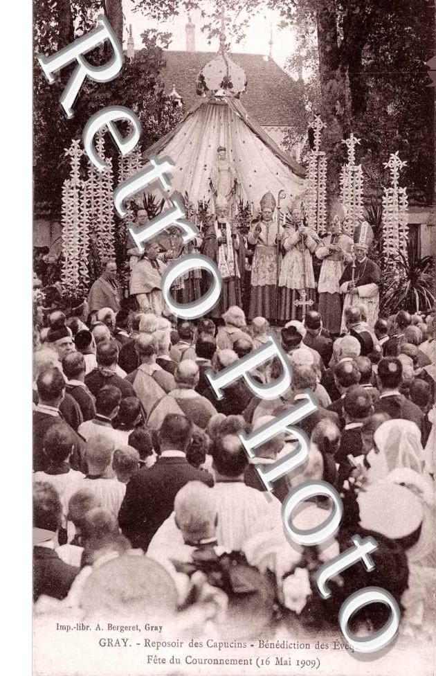 Reposoir des Capucins - Benediction des Eveques - Fete du Couronnement - 16 mai 1909