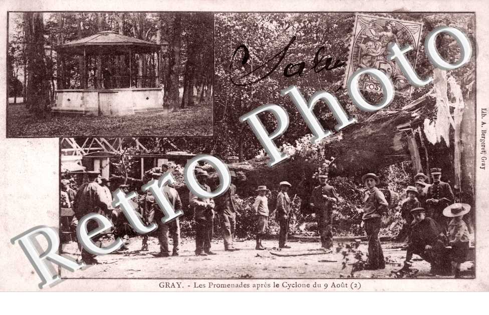 Les Promenades apres le Cyclone du 9 aout
