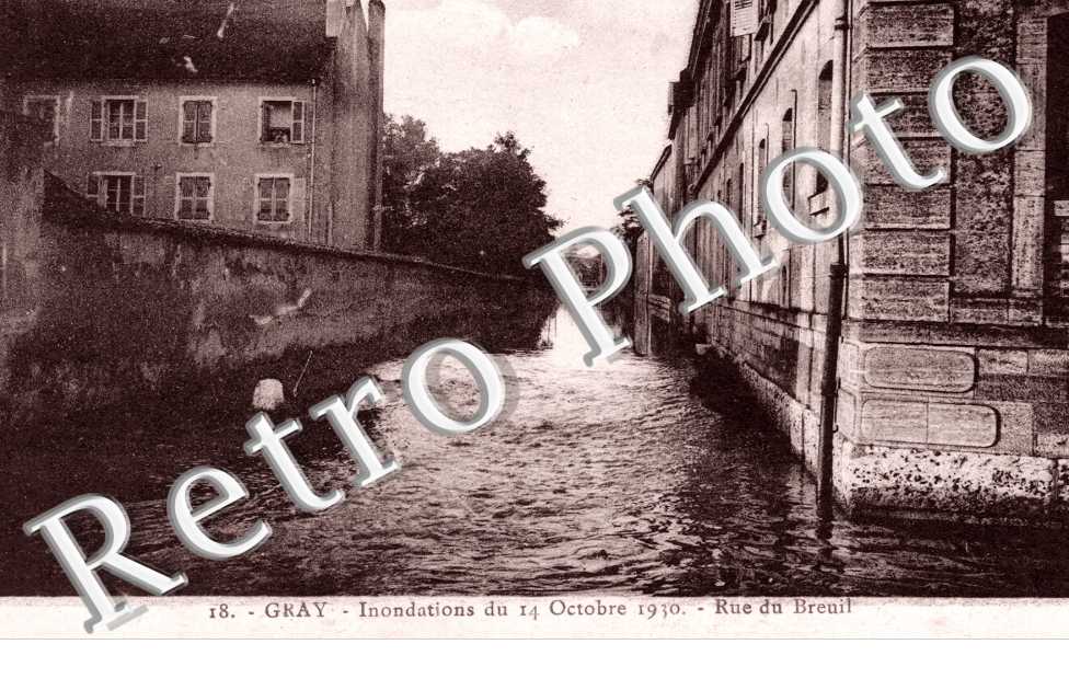 Inondations du 14 octobre 1930, Rue du Breuil