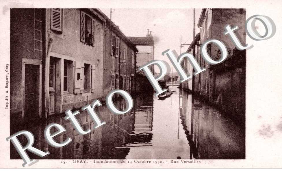 Inondations du 14 octobre 1930, Rue Versailles