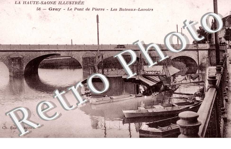 Pont de Pierre - bateaux-lavoirs