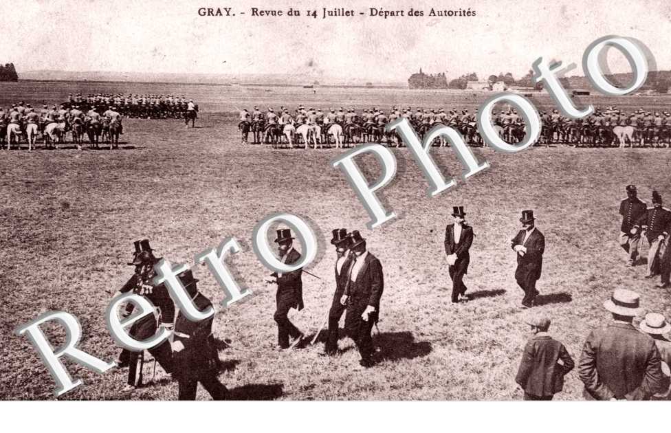 Revue du 14 juillet - Depart des Autorites