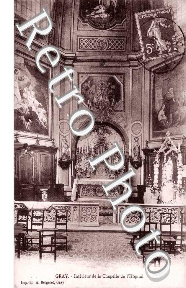 Interieur de la Chapelle de l'Hopital