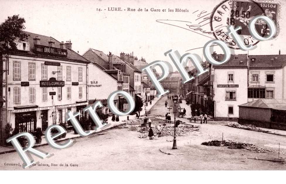Rue de la Gare et les Hotels