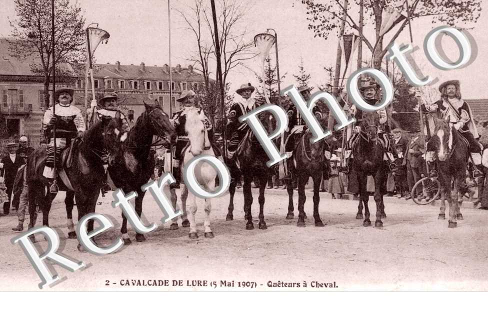 cavalcade 5 mai 1907 - Queteurs a cheval