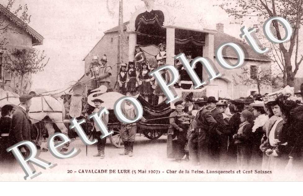 Cavalcade  5 mai 1907 char de la reine