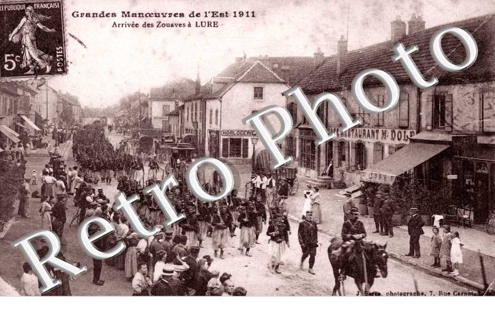 arrivee des zouaves 1911