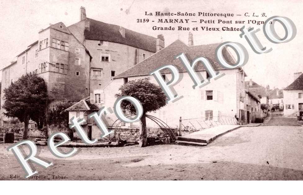 Petit Pont sur l&#039;Ognon - Grande rue et Vieux Chateau