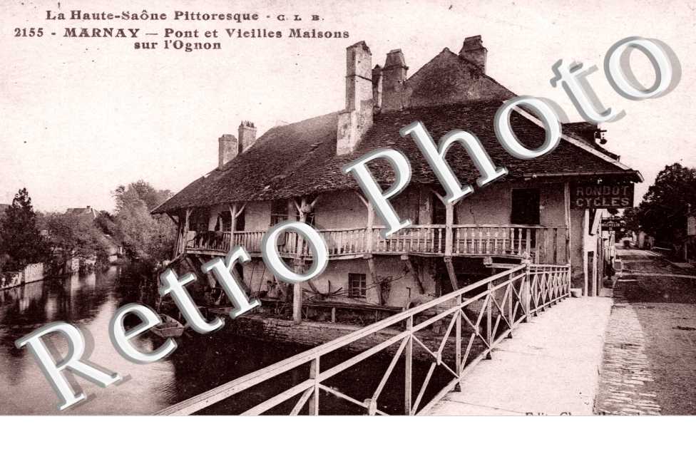 Pont et Vieilles Maisons sur l&#039;Ognon