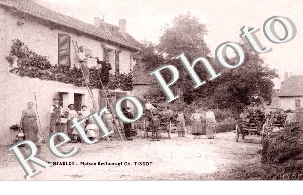 cadeau photo original maison restaurant Ch.Tissot 70 MONTARLOT