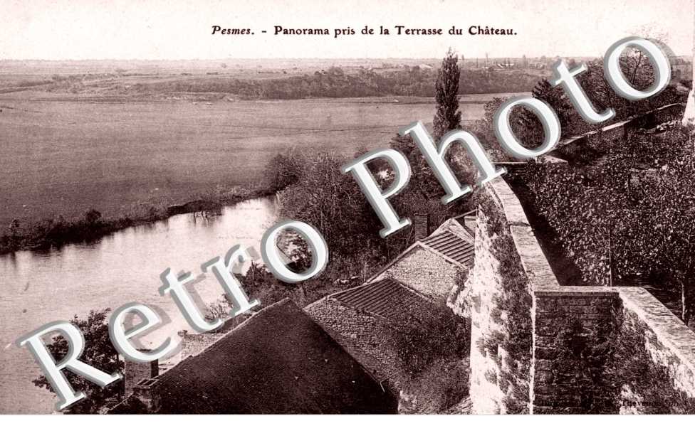 panorama pris de la Terrasse du Chateau