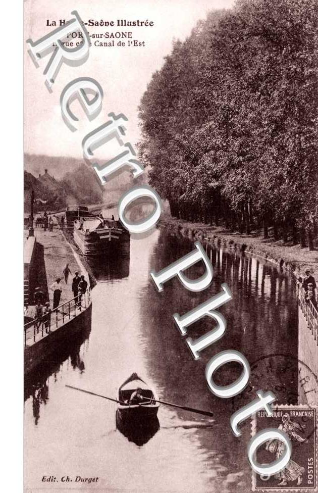 Digue et le canal de l'Est