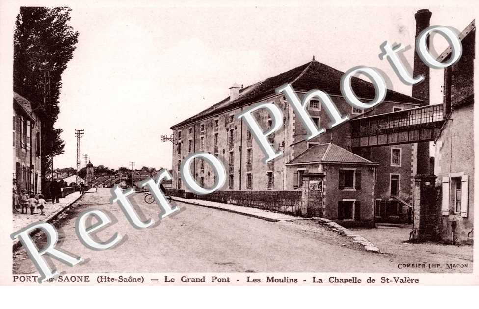 le Grand Pont, les Moulins, la Chapelle de Saint-Valere