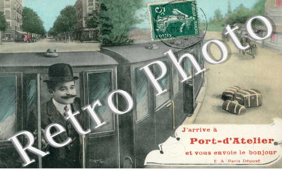 ( arrivee du train de Paris )