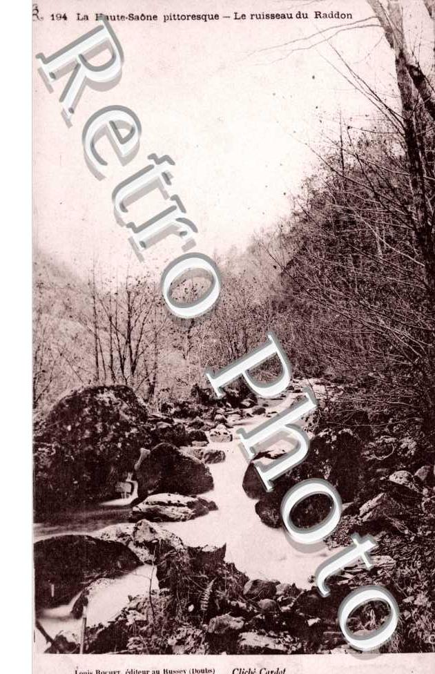 Le ruisseau du Raddon