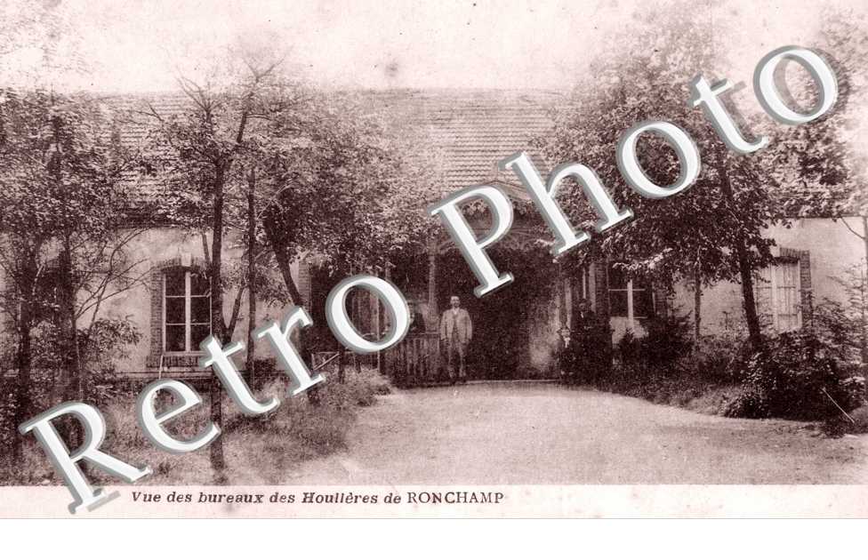 Vue des Bureaux des Houilleres de Ronchamp