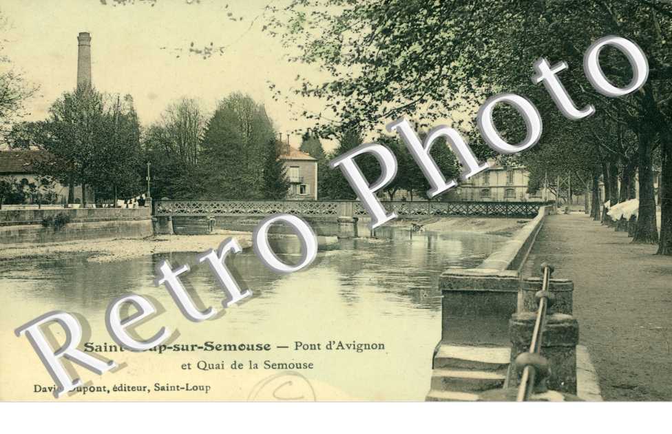 Pont d&#039;Avignon et quai de la Semouse