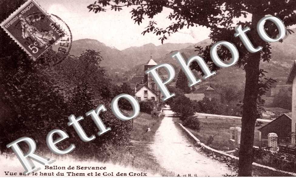 Vue sur le Haut du Them et le Col des Croix