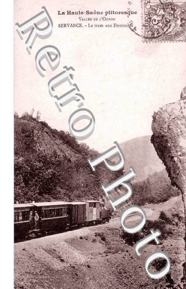 vallee de l&#039;Ognon, le tram aux etroitures