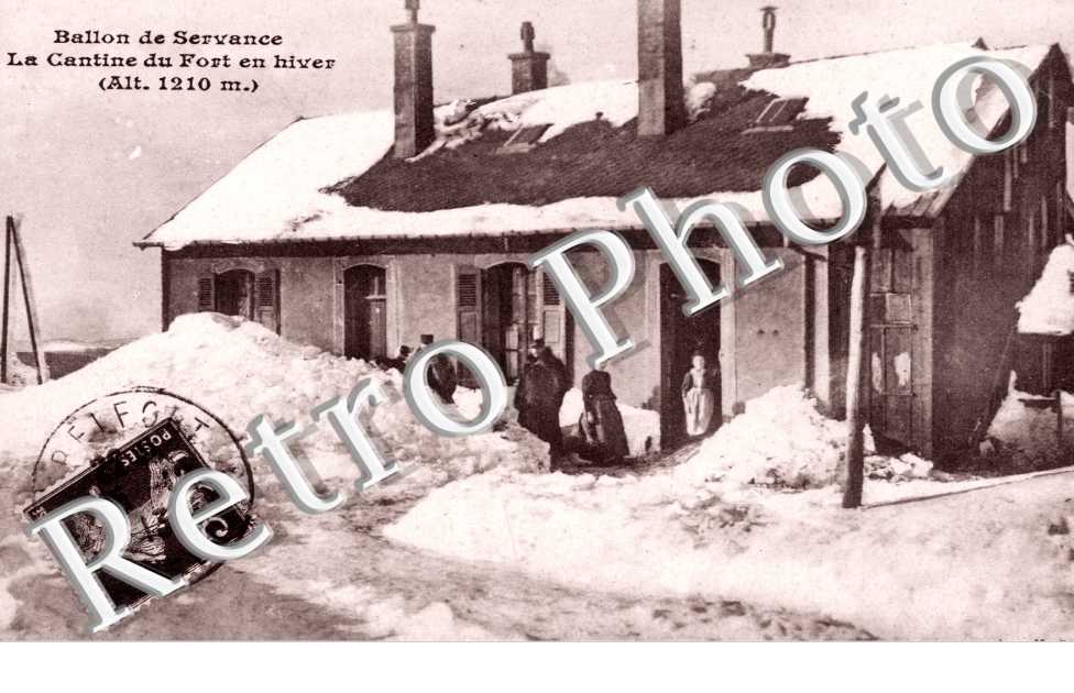 Cantine du fort en hiver