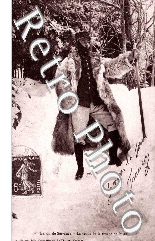 la tenue de la troupe en hiver