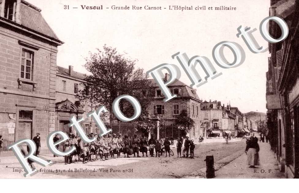 Grande rue Carnot - hopital civil et militaire