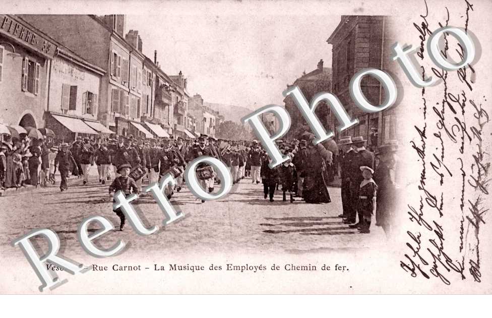 Rue Carnot, la Musique des Employes de Chemin de Fer