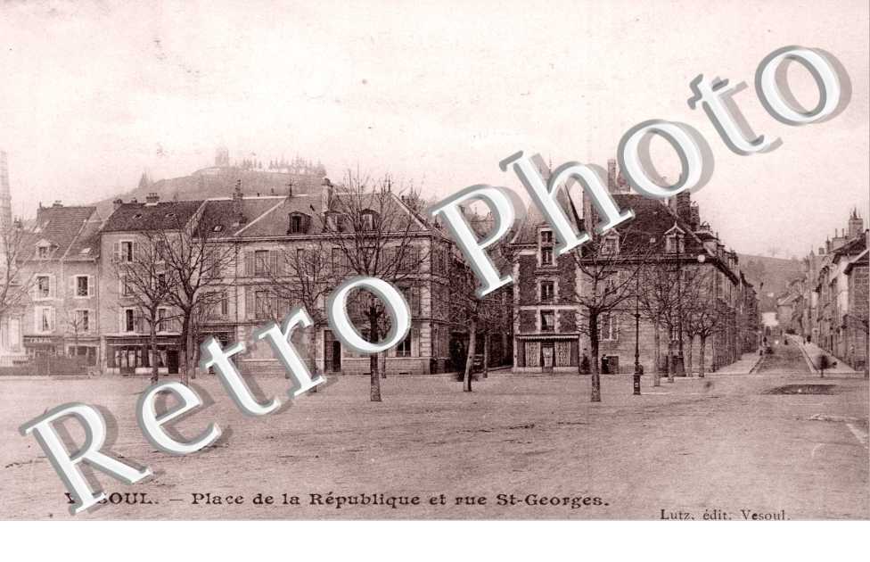 Place de la Republique et rue Saint Georges