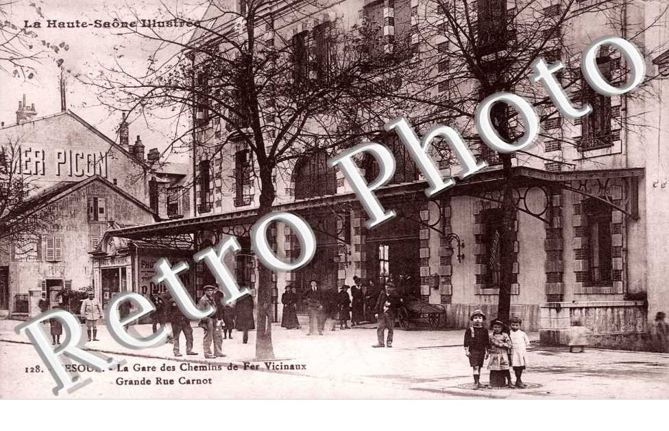 la Gare des Chemins de Fer Vicinaux, Grande Rue Carnot