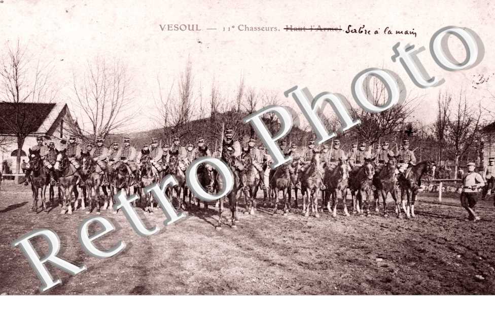 11eme Chasseurs - sabre a la main