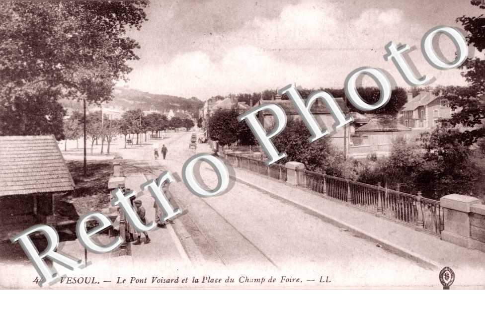 le pont Voisard et la place du Champ de Foire
