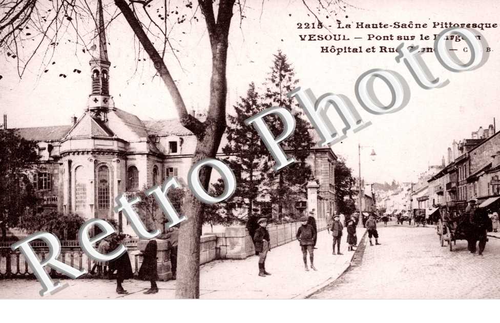 Pont sur le Durgeon Hopital et rue Carnot