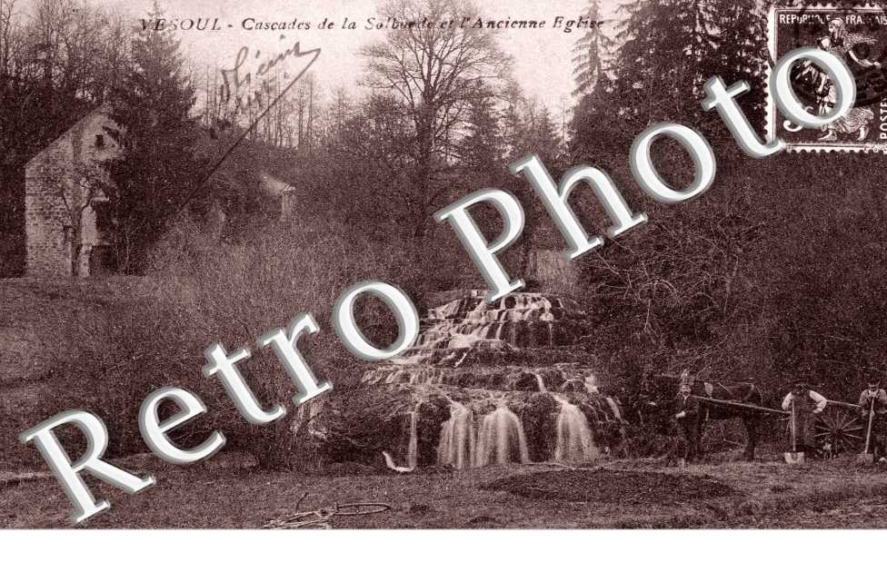 Cascades de la Solborde et l&#039;ancienne eglise