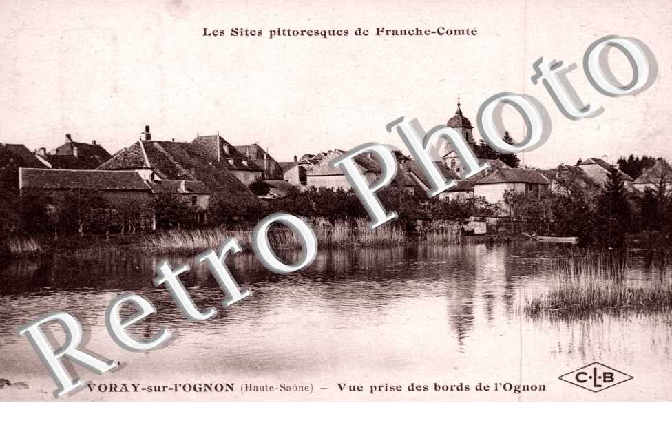 Vue prise sur les bords de l'Ognon