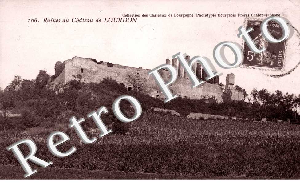 Ruines du chateau de Lourdon