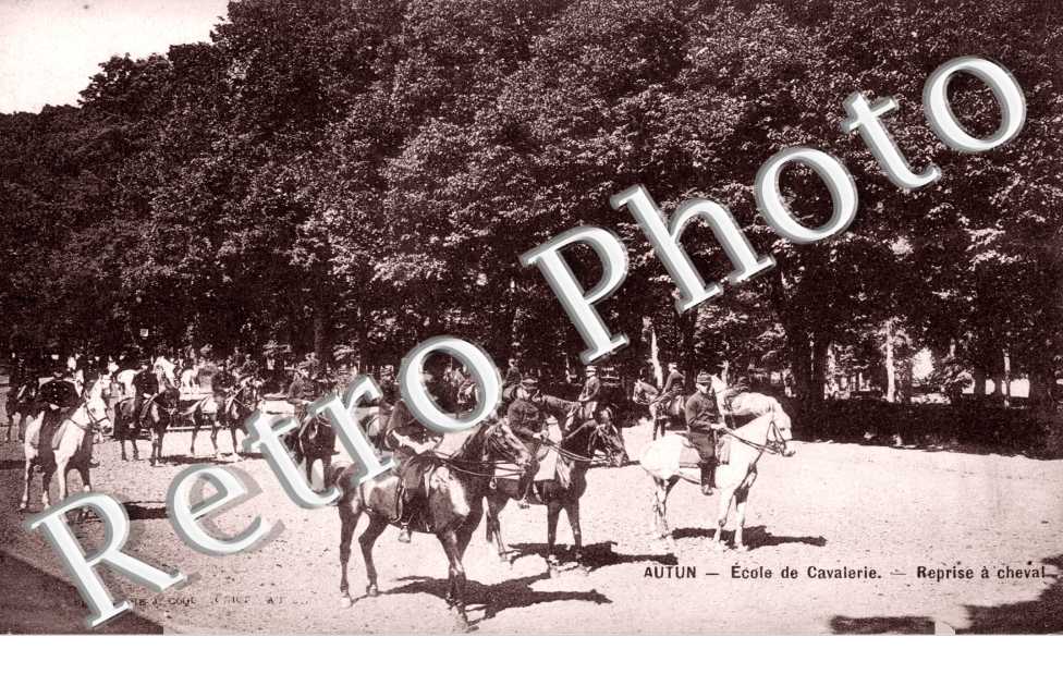 Ecole de Cavalerie - reprise a Cheval