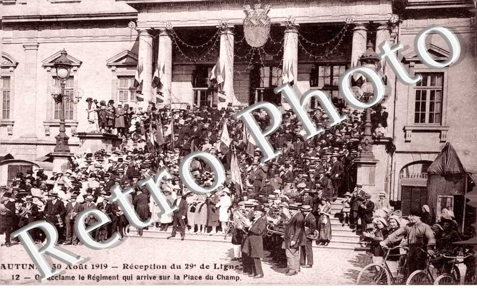 30 aout 1919 - reception du 29eme de ligne
