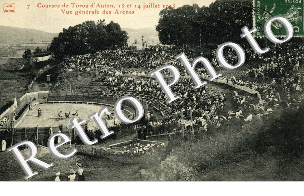 courses de Toros 13 et 14 juillet 1913 Vue generale des Arenes
