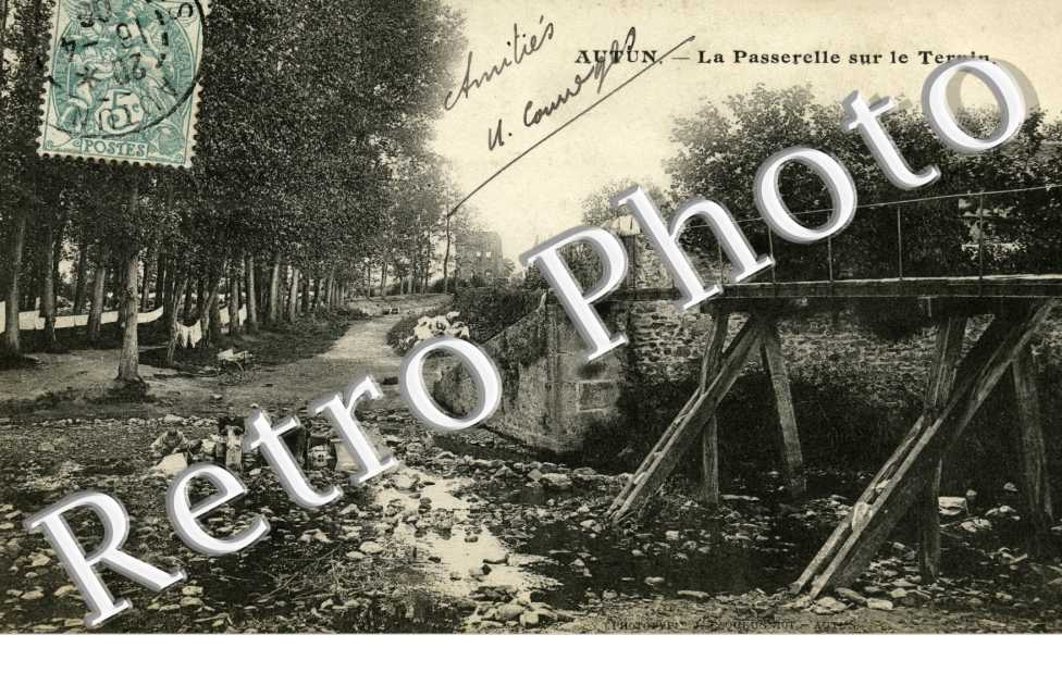 La passerelle sur le Ternin