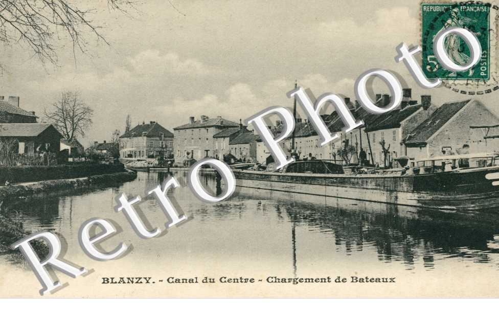 Canal du Centre, Chargement de Bateaux
