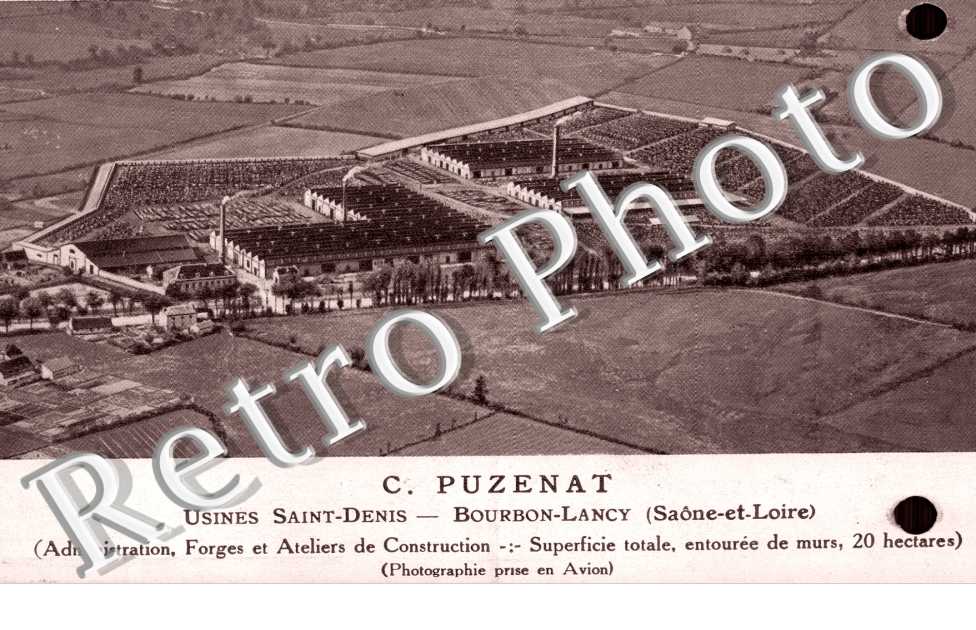 C. Puzenat - Usines Saint Denis - administration,forges et atelier de construction