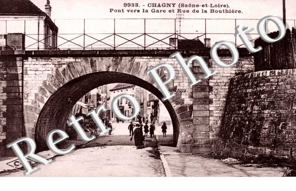 Pont vers la Gare et Rue de la Bouthiere